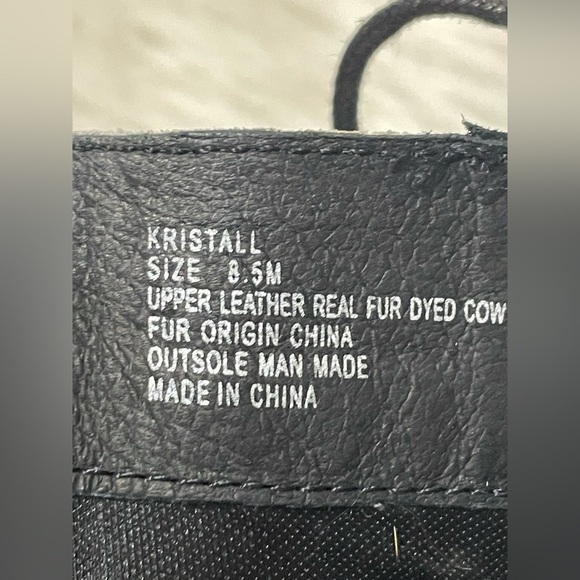 Matisse Genuine White Calf Hair Speckle Spotted Bootie Lace Up Corset 8.5 - Picture 14 of 16